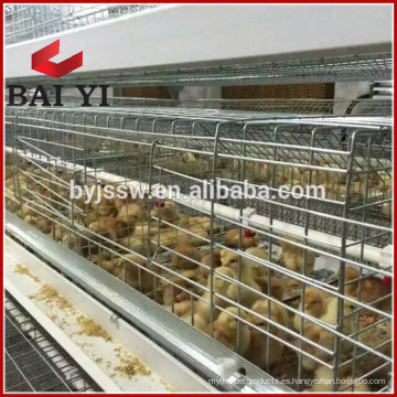 Avicultura popular usada H tipo jaula de polluelo, jaula de polluelo de bebé